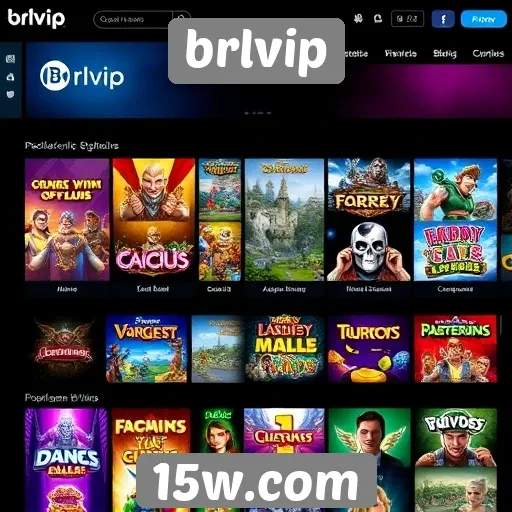 Análise dos jogos populares disponíveis no brlvip